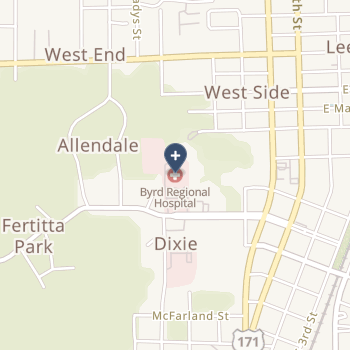 Byrd Regional Hospital on map