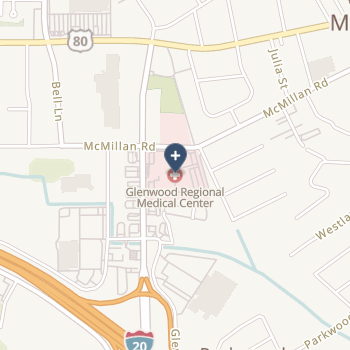 Glenwood Regional Medical Center on map