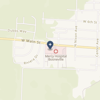 Mercy Hospital Booneville on map
