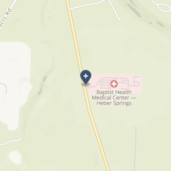 Baptist Health Medical Center Heber Spings on map