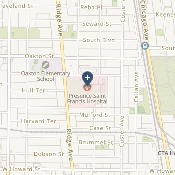 Presence Saint Francis Hospital on map