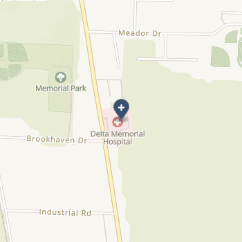 Delta Memorial Hospital on map