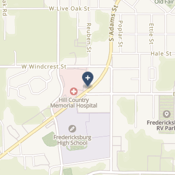 Hill Country Memorial Hospital Inc on map