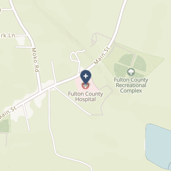Fulton County Hospital on map