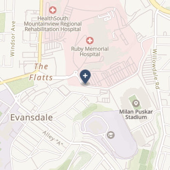 West Virginia University Hospitals on map