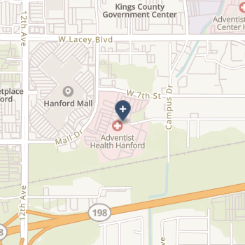 Adventist Health Hanford on map