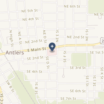 Pushmataha County Town Of Antlers Hospital on map