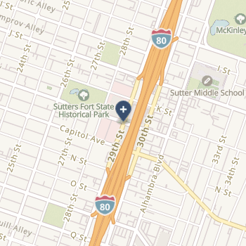 Sutter Medical Center, Sacramento on map