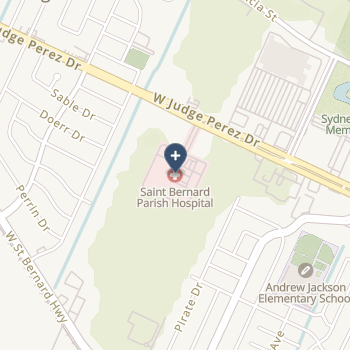 St Bernard Parish Hospital on map