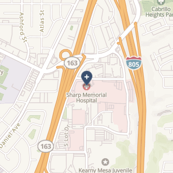 Sharp Memorial Hospital on map