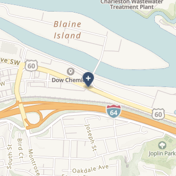 Thomas Memorial Hospital on map