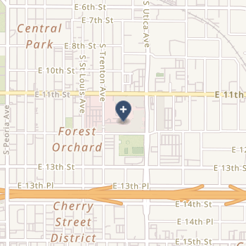 Hillcrest Medical Center on map