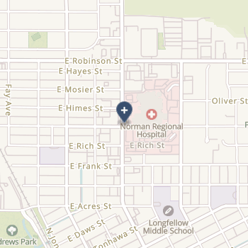 Norman Regional on map