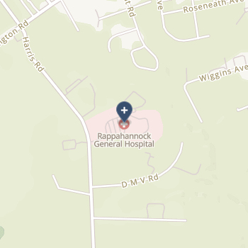 Rappahannock General Hospital on map