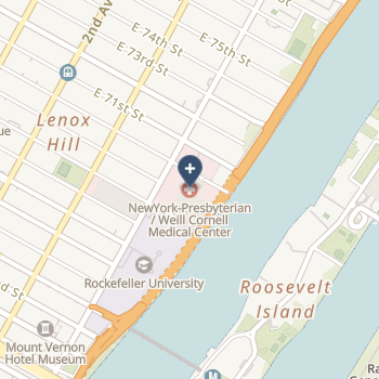 New York-Presbyterian Hospital on map