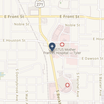 Christus Mother Frances Hospital on map