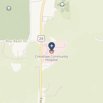 Crenshaw Community Hospital on map