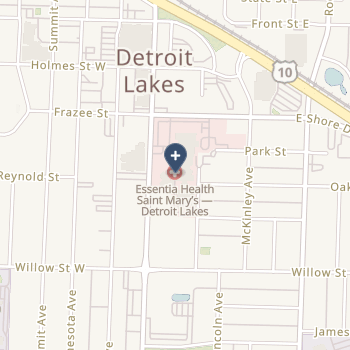 Essentia Health St Marys - Detroit Lakes on map