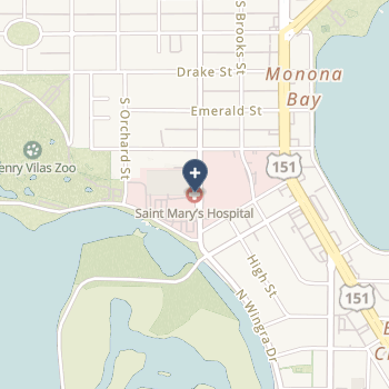 Ssm Health St Mary's Hospital - Madison on map