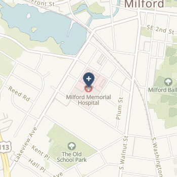 Bayhealth - Milford Memorial Hospital on map