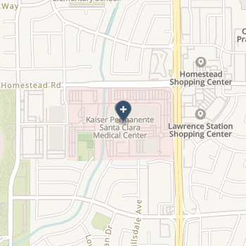 Kaiser Foundation Hospital-Santa Clara on map