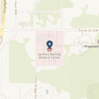 Sanford Bemidji Medical Center on map
