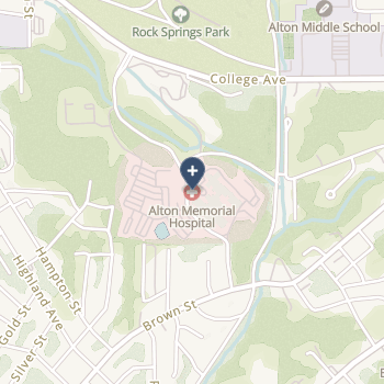 Alton Memorial Hospital on map