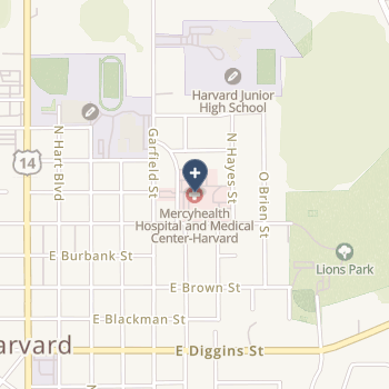 Mercy Harvard Hospital on map