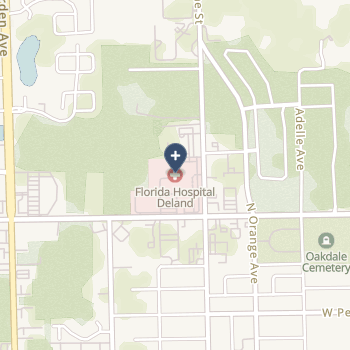 Florida Hospital Deland on map