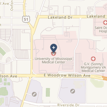 University Of Mississippi Med Center on map