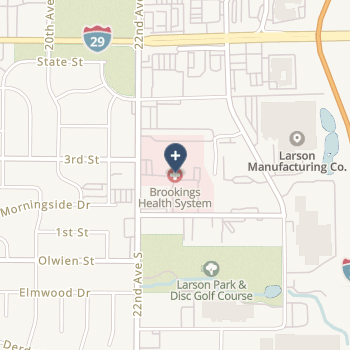 Brookings Health System on map