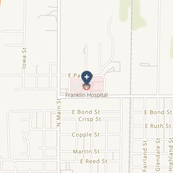 Franklin Hospital on map