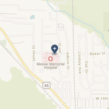 Massac Memorial Hospital on map