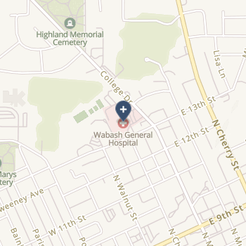 Wabash General Hospital 1 on map