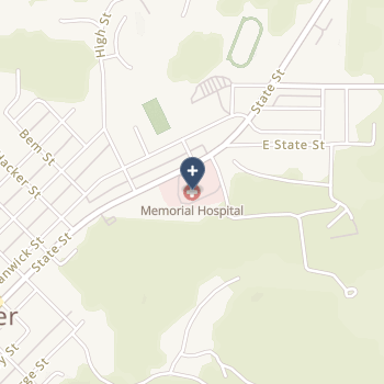 Memorial Hospital on map