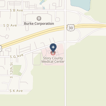 Story County Hospital on map