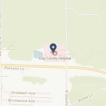 Clay County Hospital on map