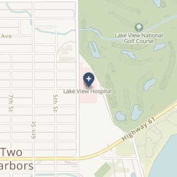 Lake View Memorial Hospital on map