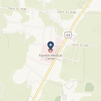 Fayette Medical Center on map