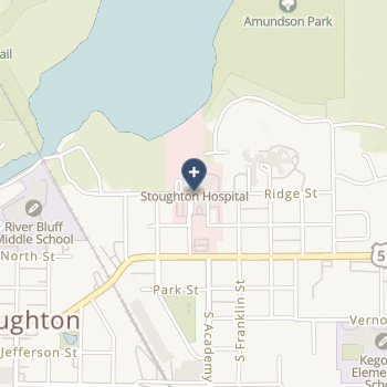 Stoughton Hospital on map