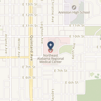 Northeast Alabama Regional Medical Center on map