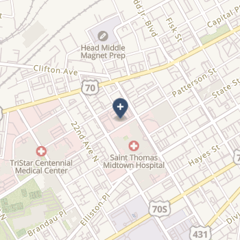 Saint Thomas Hospital For Specialty Surgery on map