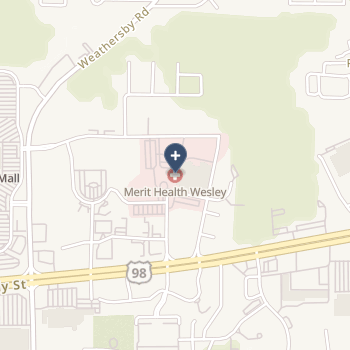 Merit Health Wesley on map