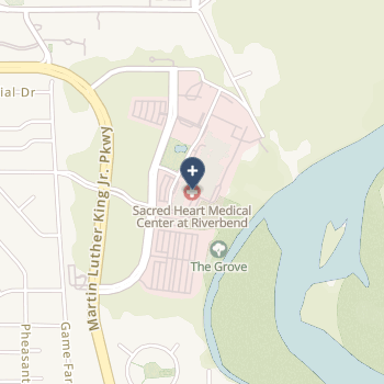 Sacred Heart Medical Center - Riverbend on map