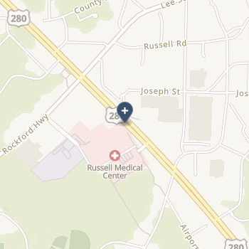 Russell Medical Center on map
