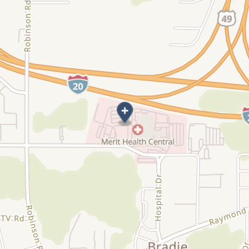 Merit Health Central on map