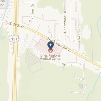 Jones Regional Medical Center on map