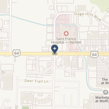 Saint Francis Bartlett Medical Center on map