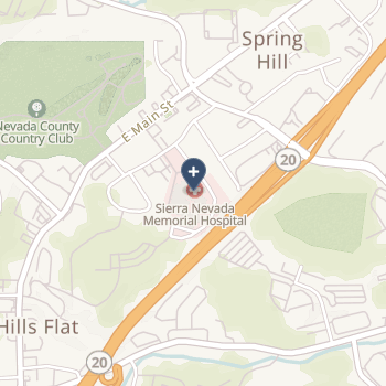 Sierra Nevada Memorial Hospital on map