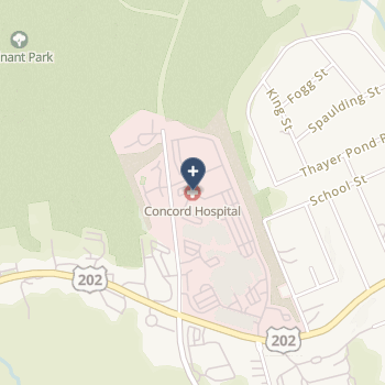 Concord Hospital on map